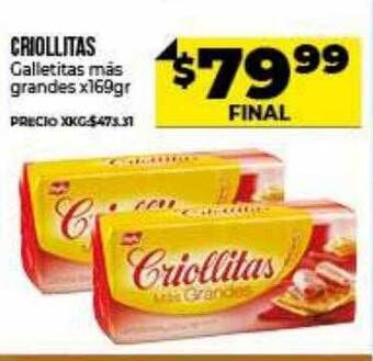 Supermayorista Vital Criollitas galletitas mãs grandes oferta