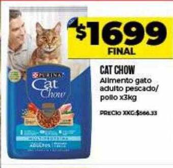 Supermayorista Vital Cat chow alimento gato adulto pescado pollo oferta