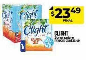 Supermayorista Vital Clight jugo sobre oferta