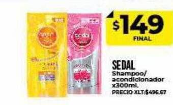 Supermayorista Vital Sedal shampoo acondicionador oferta