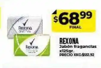 Supermayorista Vital Rexona jabón fragancias oferta