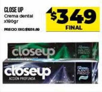 Supermayorista Vital Close up crema dental oferta