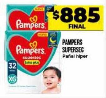 Supermayorista Vital Pampers supersec pañal hiper oferta