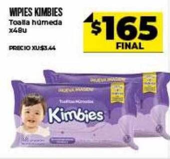 Supermayorista Vital Wipies kimbies toalla húmeda oferta