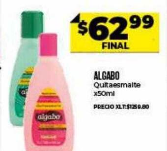 Supermayorista Vital Algabo quitaesmalte oferta