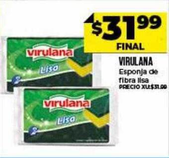Supermayorista Vital Virulana esponja de fibra lisa oferta