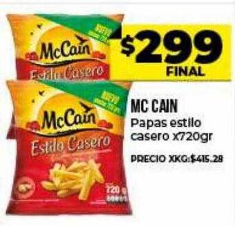 Supermayorista Vital Mc cain papas estilo casero oferta