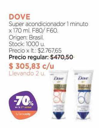 Farmacity Dove oferta