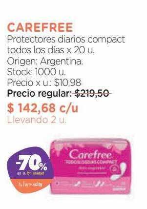 Farmacity Carefree oferta