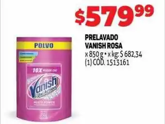 Makro Prelavado vanish rosa oferta