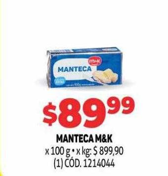 Makro Manteca m&k oferta
