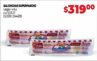 Makro Salchichas superpancho oferta
