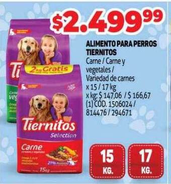 Makro Alimento para perros tiernitos oferta