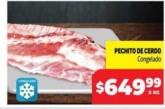 Makro Pechito de cerdo congelado oferta