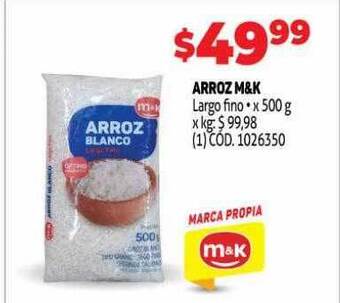 Makro Arroz m&k oferta