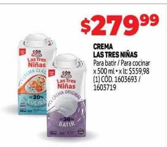 Makro Crema las tres niñas oferta