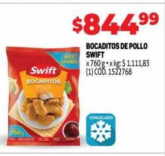 Makro Bocaditos de pollo swift oferta