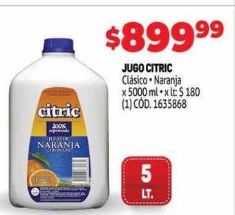 Makro Jugo citric oferta