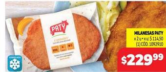Makro Milanesas paty oferta