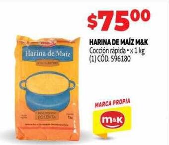 Makro Harina de maiz m&k oferta