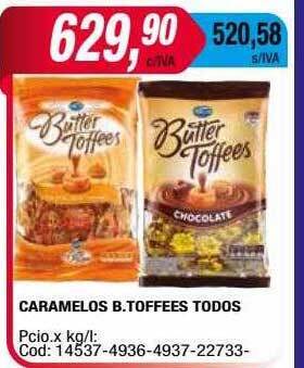 Maxiconsumo Caramelos b. toffees todos oferta