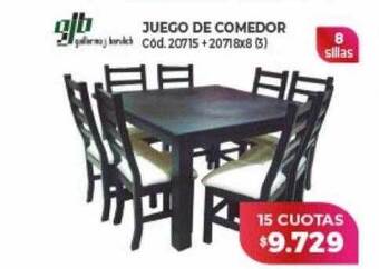 Naldo Lombardi Gjb juego de comedor oferta