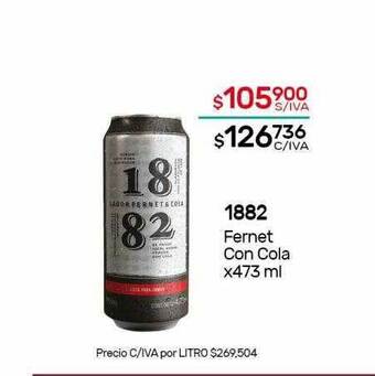 Nini Mayorista 1882 fernet con cola oferta