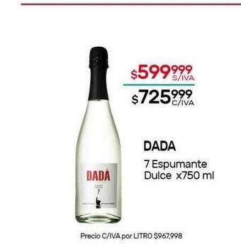 Nini Mayorista Dada 7 espumante dulce oferta