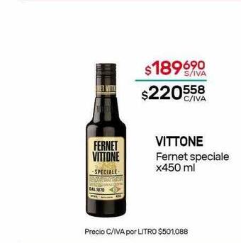 Nini Mayorista Vittone fernet speciale oferta