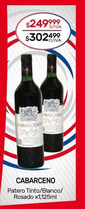 Nini Mayorista Cabarceno patero tinto blanco rosado oferta