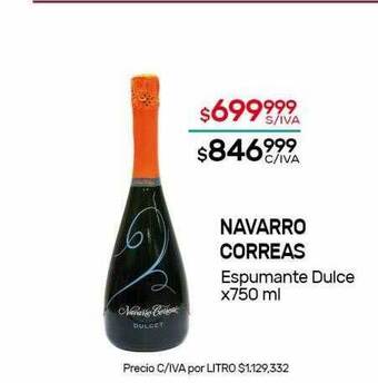 Nini Mayorista Navarro correas espumante dulce oferta