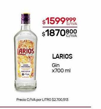 Nini Mayorista Larios gin oferta