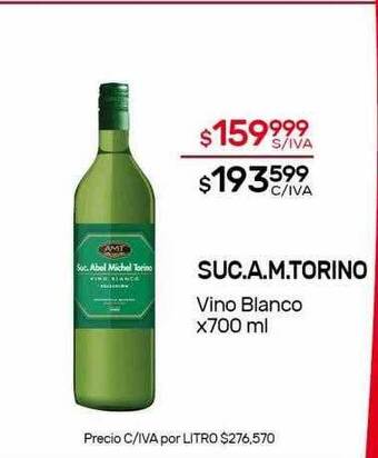 Nini Mayorista Suc.a.m.torino vino blanco oferta