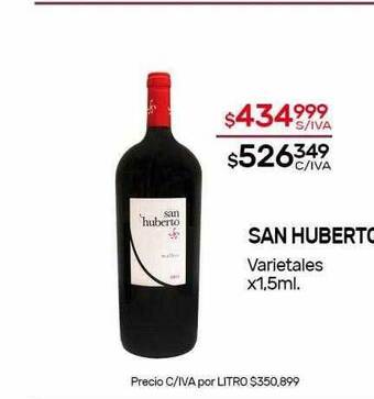 Nini Mayorista San huberto varietales oferta
