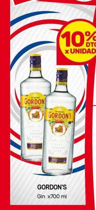 Nini Mayorista Gordon's gin oferta