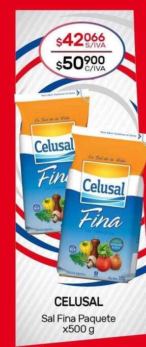 Nini Mayorista Celusal sal fina paquete oferta