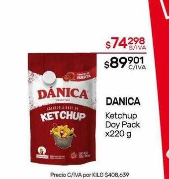 Nini Mayorista Danica ketchup doy pack oferta