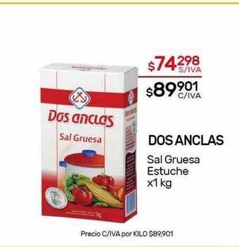 Nini Mayorista Dos anclas sal gruesa estuche oferta