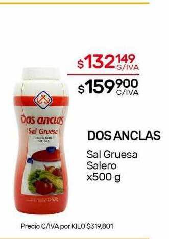 Nini Mayorista Dos anclas sal gruesa salero oferta