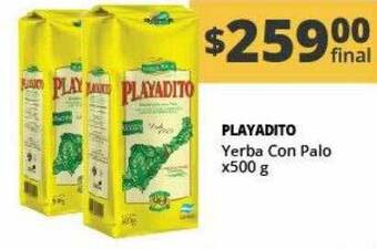 Nini Mayorista Playadito yerba con palo oferta