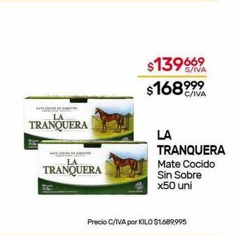 Nini Mayorista La tranquera mate cocido sin sobre oferta
