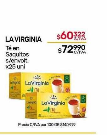Nini Mayorista La virginia té en saquitos s envolt. oferta