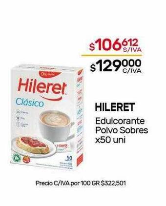 Nini Mayorista Hileret edulcorante polvo sobres oferta