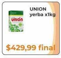 Pasos Supermercado Union yerba oferta