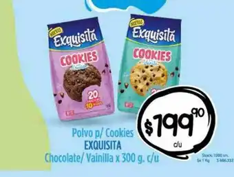 Supermercados Becerra Polvo p cookies exquisita chocolate vainilla oferta