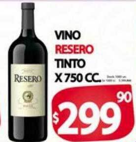 Supermercados Caracol Vino resero tinto oferta