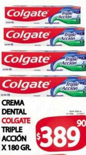 Supermercados Caracol Crema dental colgate triple acción oferta