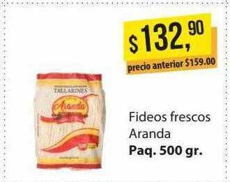 Supermercados Damesco Fideos frescos aranda oferta