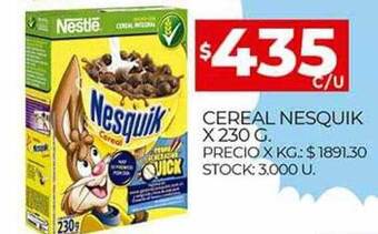 Supermercados DIA Cereal nesquik oferta