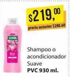 Supermercados Damesco Shampoo o acondicionador suave oferta